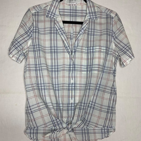 Equipment Femme Shirt / Blouse Plaid Size Small - Picture 3 of 8